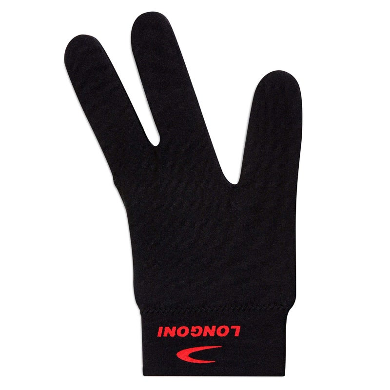 Longoni Billiard Pool CUE Glove - Black - One Size fits All (for Left Hand (Right-Handed Player)) - Image 4